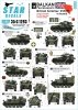 Star Decals 35-C1293 British Scimitar CVR(T) in Bosnia. IFOR markings. FV107 Scimitar, FV103 Spartan and FV105 Sultan 1/35